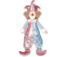 Мягкая игрушка Клоун Тиффани 19х13х48 см розовый с голубым Bona DP42536