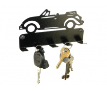 Вішалка для ключів ключниця Ferrum Кабріолет колір чорний (ВК002)