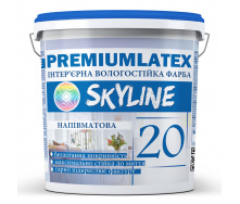 Фарба вологостійка напівматова Premiumlatex 20 Skyline 1.2 кг