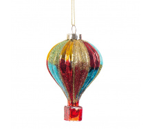 Новогодняя подвеска Elisey Воздушный шар 11 см Разноцветный (024NB)