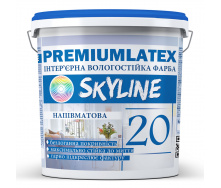 Фарба вологостійка напівматова Premiumlatex 20 Skyline 3.6 кг