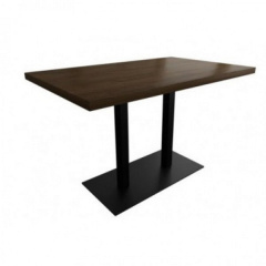 Стол барный прямоугольный SDM Родас для кафе пластик/металл W 120х60 Орех Запорожье