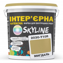Краска Интерьерная Латексная Skyline 2030-Y10R Миндаль 3л Николаев