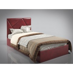 Кровать BNB BaileysDesign без подъемного механизма 90x190 бордовый Херсон