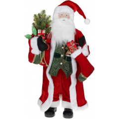 Новогодняя фигурка Санта с носком 90см (мягкая игрушка), красный Bona DP73701 Кропивницкий