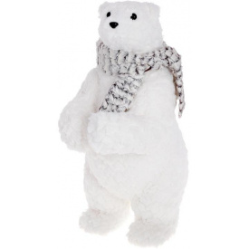 Интерьерная новогодняя игрушка Медведь полярник 50 см Bona DP114231