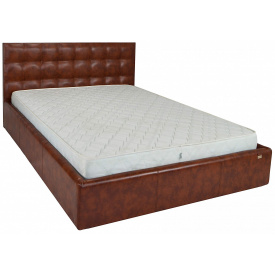 Ліжко двоспальне Richman Chester New Comfort 160 х 200 см Мадрас Whisky Коричневий