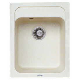 Мийка гранітна для кухні Platinum 4050 KORRADO матова Пісок