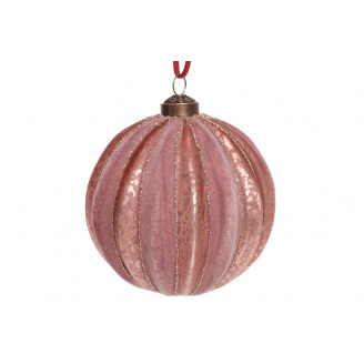 Елочный шар BonaDi 10 см Коричнево-красный (NY15-945)