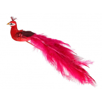 Декоративная птица BonaDi 24 см Красный (117-540)