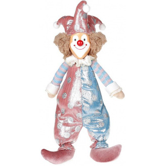 М'яка іграшка Клоун Тіффані 19х13х48 см рожевий із блакитним Bona DP42536