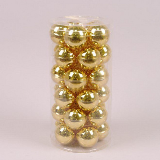 Кульки скляні Flora D-5,7 см. 30 шт.(44574)