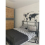 Ліжко двоспальне BNB AmisDesign 120х190 чорний Гайсин