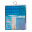 Шторка 3D для ванної кімнати Kornel 180х180 см Блакитний Дніпро
