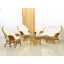 Плетений комплект меблів Копакабана Гіацинт CRUZO софа, 2 крісла та столик (km08203) Одеса