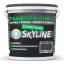 Краска резиновая структурная «РабберФлекс» SkyLine Графитовая RAL 7024 7 кг Житомир