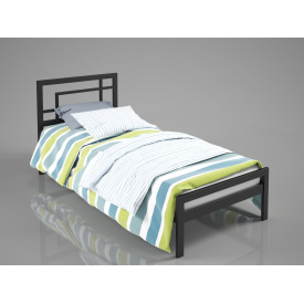 Односпальная кровать Tenero Хайфа-мини металлическая 90х200 см в стиле Лофт