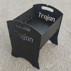 Разборный мангал Trojan в чехле с чёрной стали 3мм Жмеринка
