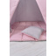 Детская палатка Вигвам для девочки пудрово-серый, комплект, с ковриком, подушкой. Подарок подвеска сердечко Ахтырка
