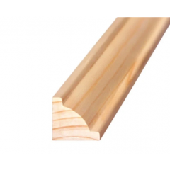 Кут внутрішній 20x20 мм, смерека, дерев'яна ялина шліфований високоякісний погонний метр Кам'янське