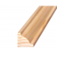 Кут внутрішній 20x20 мм, смерека, дерев'яна ялина шліфований високоякісний погонний метр Кам'янське