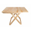 Деревянный компактный стол из натурального дерева (ель) раскладной стол для дома и сада Николаев