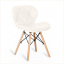 Мягкий стул Star-Кармен белый кожзам на деревянных ножках бук Киев