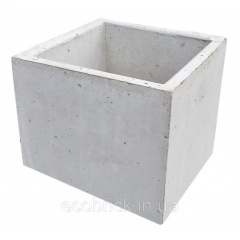 Кашпо бетонное для растений 500x500x500 мм Тячев