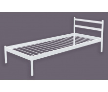 Ліжко односпальне металеве Метакам COMFORT-1 190x90 Білий