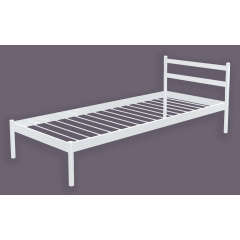 Кровать односпальная металлическая Метакам COMFORT-1 190x90 Белый Черкассы