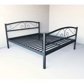 Ліжко двоспальне металеве Tobi Sho CAROLA-2 190Х160 Чорне