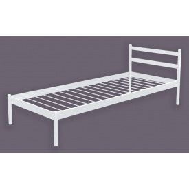 Кровать односпальная металлическая Метакам COMFORT-1 190x90 Белый
