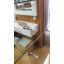Тумбочка приліжкова дзеркальна М19 Tobi Sho з шухлядами, Дзеркало Срібло/Фацет, 535х450х400 мм Рівне