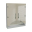 Дзеркальна шафа з фасадами у вигляді арки для ванної кімнати Tobi Sho ТB7-60 600х600х125 мм Нововолинськ