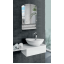 Навісна дзеркальна шафа "Економ" з відкритою полицею для ванної кімнати Tobi Sho ТS-48 400х700х130 мм Чернігів