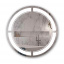 Зеркало круглое Экватор с фоновой LED подсветкой DR-67 1000х1000х30 Виноградов