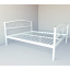 Кровать полуторная металлическая Tobi Sho CAROLA-2 190Х140 Белая Ясногородка