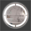 Зеркало круглое Экватор с фоновой LED подсветкой DR-67 750х750х30 Вышгород