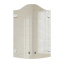 Дзеркальна навісна шафка з фігурними фасадами для ванної кімнати Tobi Sho ТB15-50 500х750х125 мм Херсон