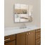Панорамный зеркальный шкаф в ванную комнату TR20-80 800х700х145 мм Львов