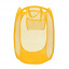 Нейлоновая складная корзина для белья и игрушек HMD Оранжевая 27х27х48 см 103-10227476 Гайсин