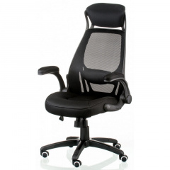 Кресло офисное Briz black светло-черный цвет ткани Ивано-Франковск