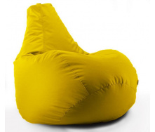 Кресло мешок груша Beans Bag Оксфорд Стронг 90 х 130 см Желтый (hub_p9cv0e)