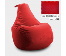 Бескаркасное кресло мешок груша Coolki XXL 90x130 Красный (Оксфорд 600D PU)