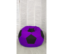 Кресло Мяч Coolki 100см Фиолетовый с Черным (Оксфорд 600D PU)
