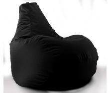 Кресло мешок груша Beans Bag Оксфорд Стронг 100 х 140 см Черный (hub_pbew3r)