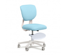 Детское эргономичное кресло с подставкой для ног Fundesk Buono Blue