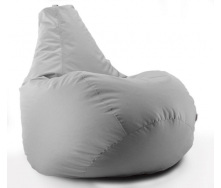 Кресло мешок груша Beans Bag Оксфорд Стронг 85 х 105 см Серый (hub_2lk7nm)