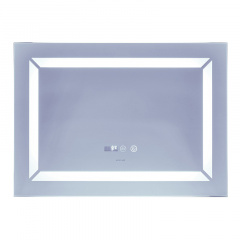 Зеркало Mixxus Light MR01-70x50 (часы, LED-подсветка, антизапотевание) (MI6000) Рівне