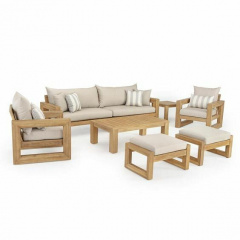 Комплект деревянной дубовой мебели JecksonLoft Морисон бежевый 0220 Одеса